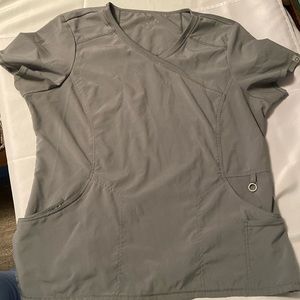 Grey XL Cherokee Infinity Scrub Top